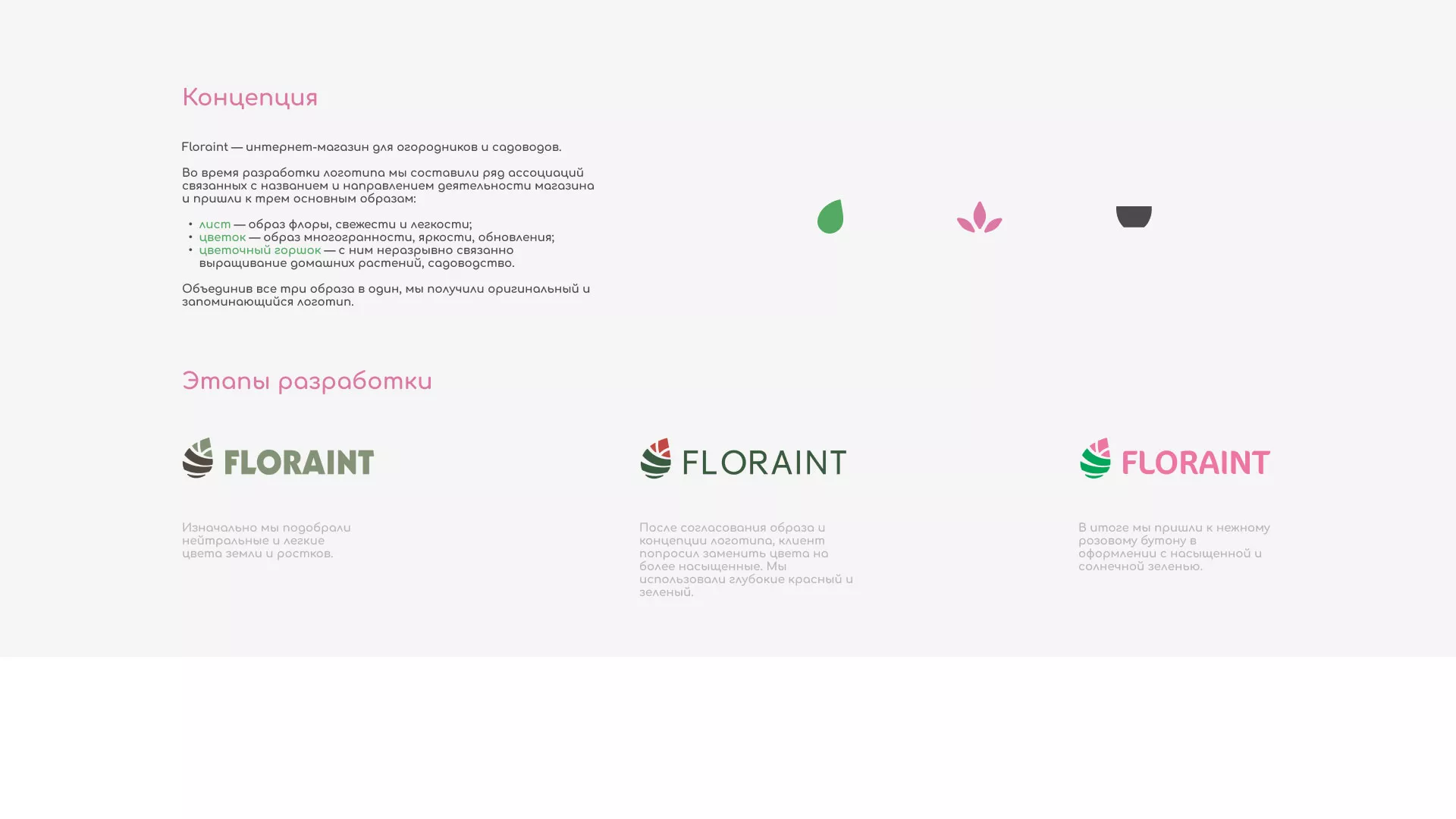 Создание логотипа и интернет-магазина «FLORAINT» в Орехово-Зуево