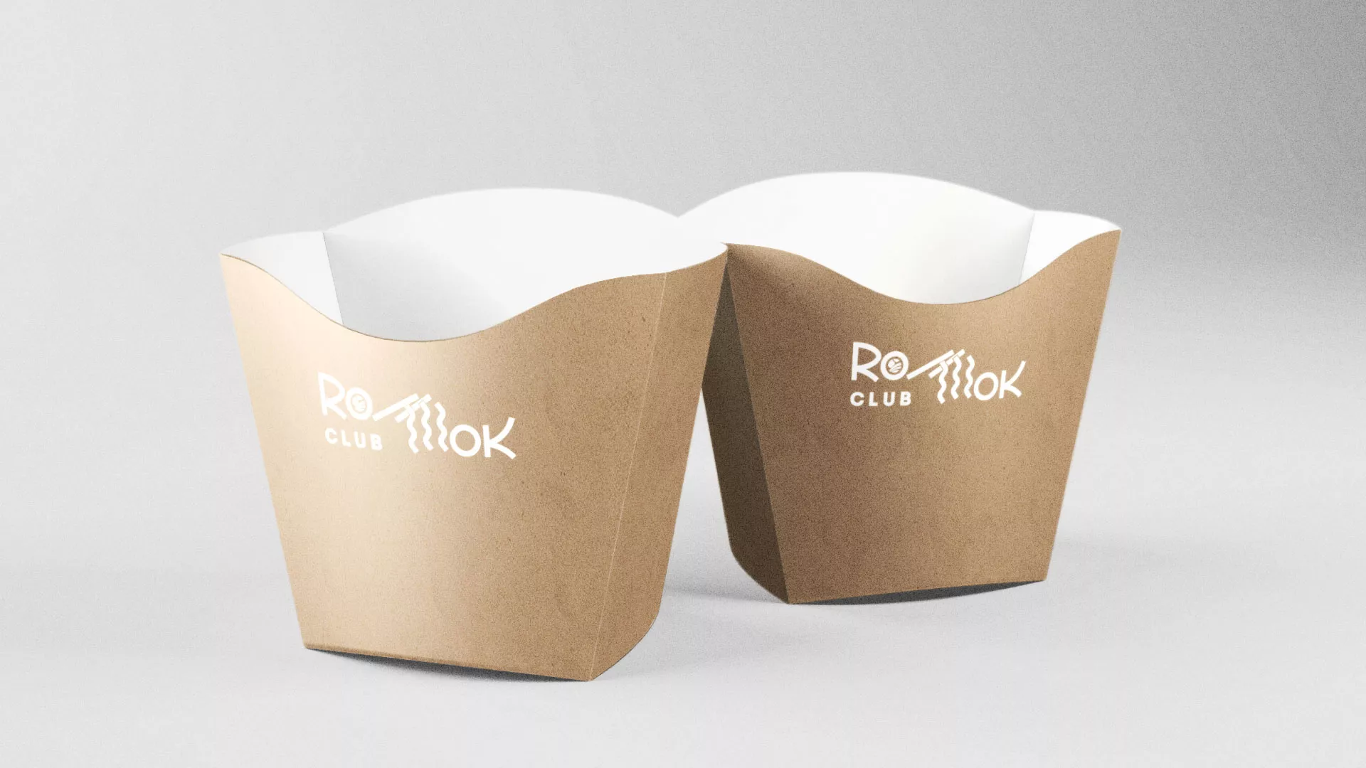 Создание логотипа суши-бара «Roll Wok Club» в Орехово-Зуево